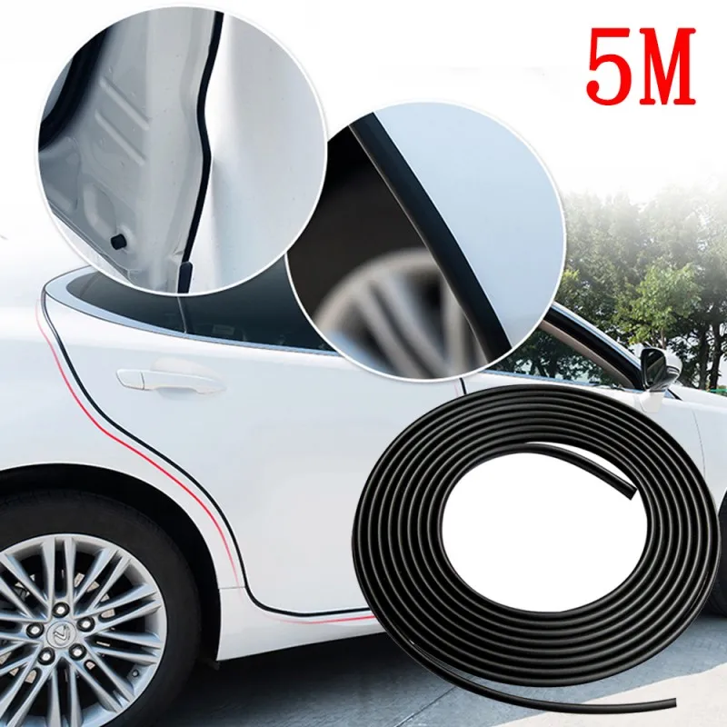 TPO Черная Резиновая полоса для автомобильной отделки 16 футов/5 м|car covers|cover cartape tape |