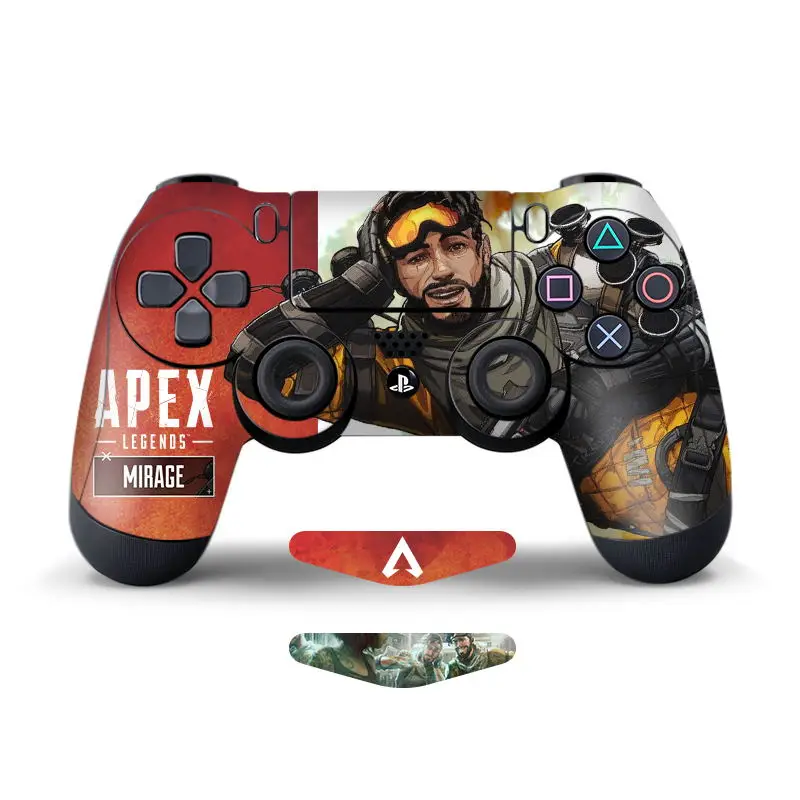 Данные лягушки наклейки на геймпады для ApexLegends джойстик скины для sony Playstation 4 контроллер для PS4 Slim Pro наклейки аксессуары - Цвет: F