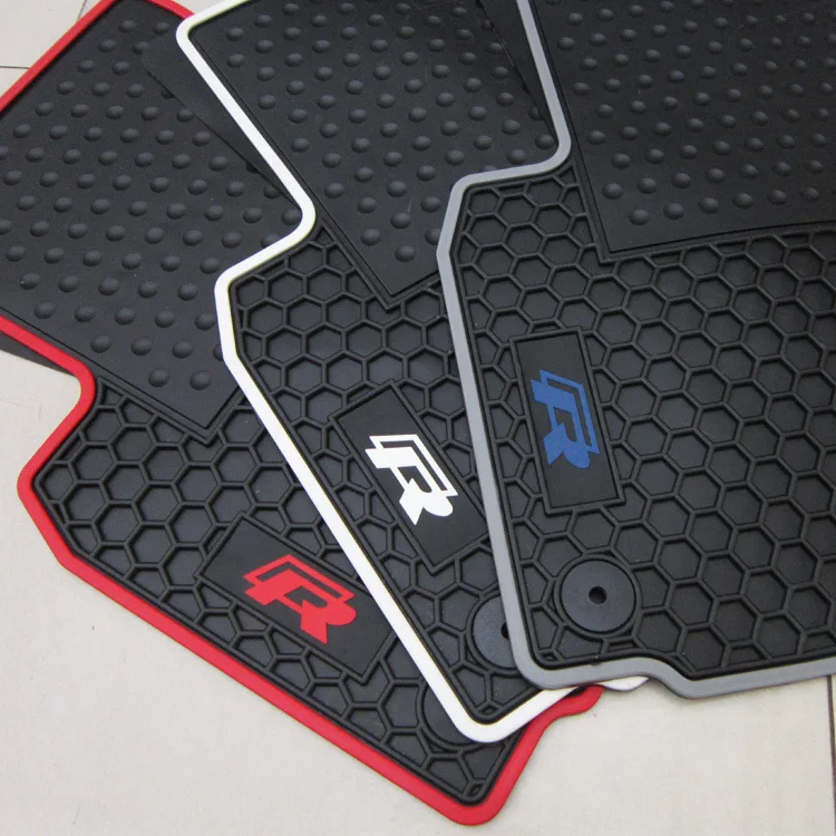 Gomma in lattice impermeabile tappetini auto per Volkswagen Golf 6GTI R20 Sagitar Octavia