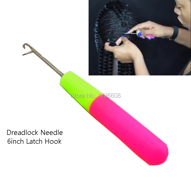 Wholesales 10pcs/lot DIY Handle Hair Tool Crochet Latch Hook Crochet