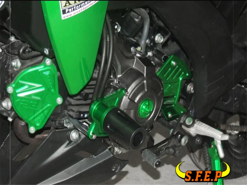 2016 2020 для Kawasaki Z125 Z125Pro CNC Алюминиевые Защитные Слайдеры рамы|crash sliders|frame slidersliders crash
