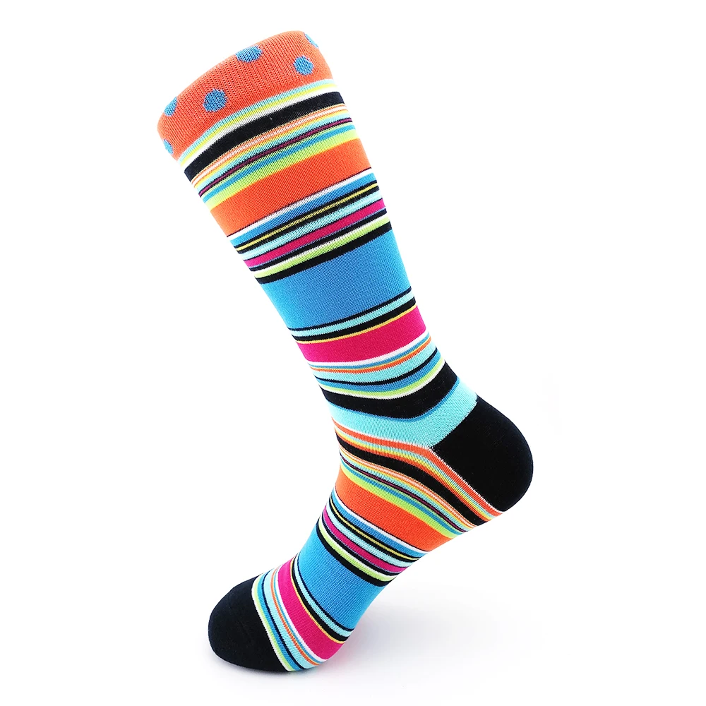 1 пара носков для мужчин и женщин, Повседневные Дышащие носки из чесаного хлопка с рисунками животных, цветов, креативные забавные счастливые носки, подарки высокого качества
