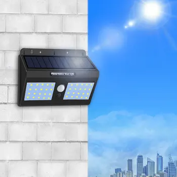 

Rechargeable Solar Light 20 40 LED Solar Garden Light 1200 mAh 3.7V Solar Panel with Motion Sensor Auto On Off for Yard Path