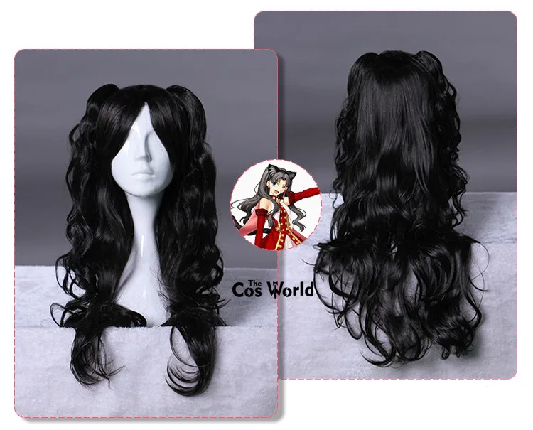 Fate Hollow Ataraxia Tohsaka платье Рин униформа наряд аниме костюмы для косплея - Цвет: Wig