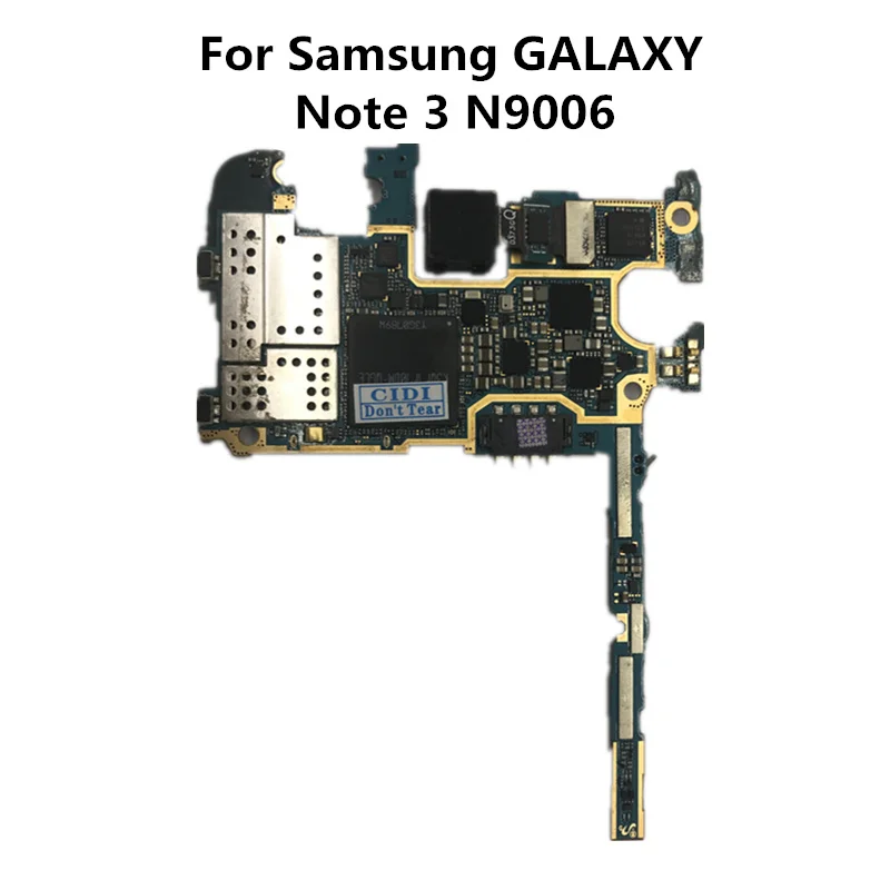 Полный рабочий использовать платы для samsung GALAXY Note 3 N9006 Материнские платы логика материнской плате пластины