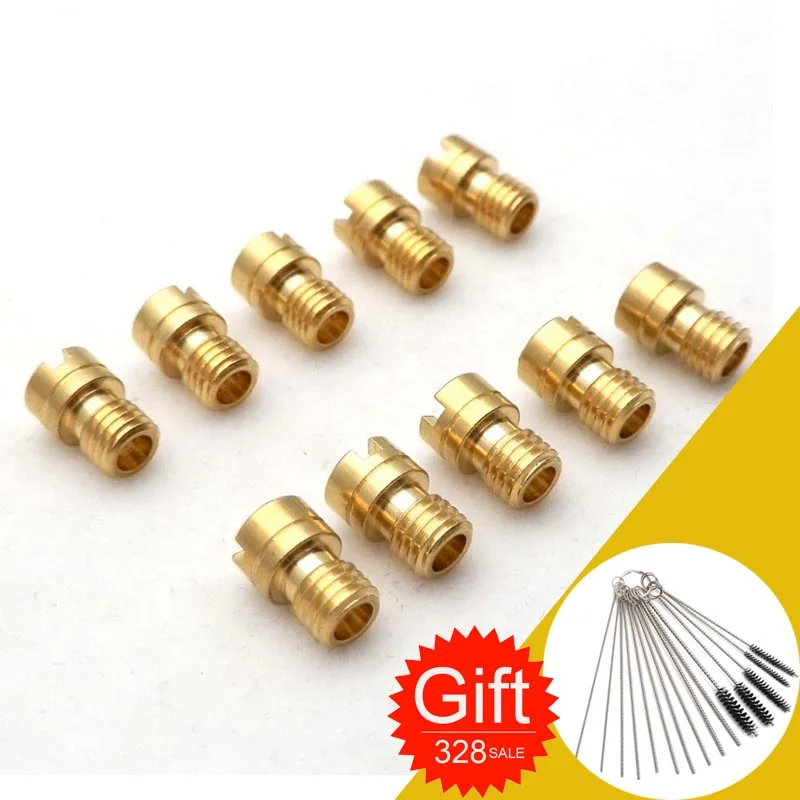 10X Small Round Head Main Jet PWC Jets 6mm for Mikuni SBN BSR Bandit250