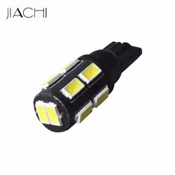 JIACHI 10 шт./лот стайлинга автомобилей Авто подкладке светодиодный T10 5W5 автомобилей лампы 5730 SMD для автомобиля габаритный фонарь парковки