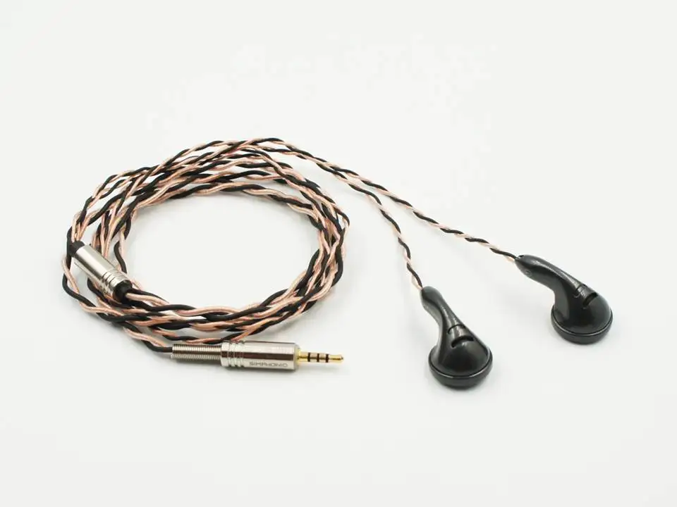 Simphonio Dragon 2 SWD2plus Dynamic Driver Audiophile Flat Head HiFi Music Monitor Stereo Earbuds Earphone Kill Shozy BK Mojito