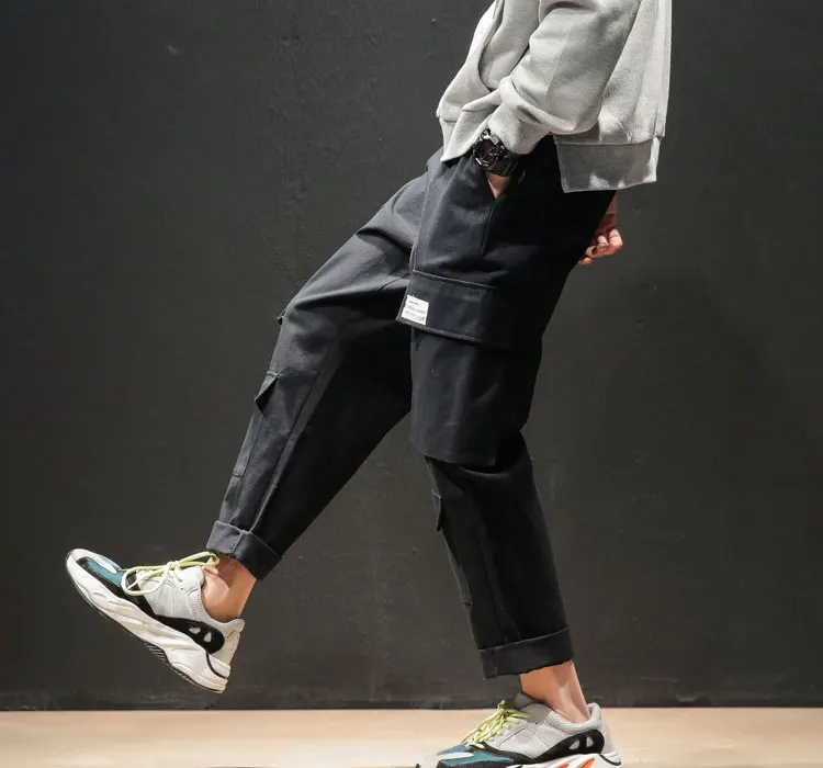 LAPPSTER мужские уличные шаровары комбинезоны мужские s мешковатые джоггеры брюки карго с карманами повседневные корейские стильные широкие спортивные штаны