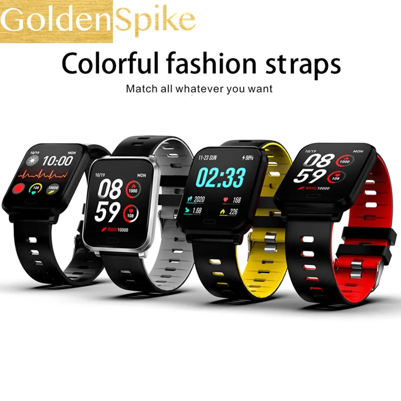 

Smart watch K10 IP68 Waterproof Heart Rate Blood monitoring Smartwatch Outdoor Sport Bluetooth Fitness bracelet PK T2 S9 P68 Q9