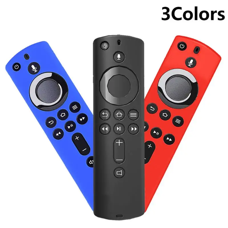 

Protective Case 5.9 Inch Cover Soft Silicone Skin Sleeve Shockproof Anti-Slip Replacement for Amazon Fire TV Stick 4K Remote Con