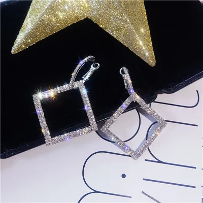 Дизайн, креативные ювелирные изделия, высококачественные элегантные Кристальные сережки, круглые золотые и серебряные серьги, серьги на свадебную вечеринку для женщин - Окраска металла: silver