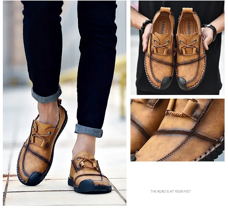 MIXIDELAI/Новая мужская повседневная обувь из спилка, модные мокасины наивысшего качества для вождения, лоферы без шнуровки, мужская обувь на плоской подошве, мужская обувь