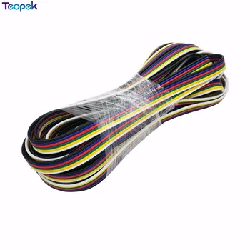

10m 6 Pin wire cable 6 Channels Extension Extend Cable Wire Cord Connector For RGB CCT LED Strip 22AWG line