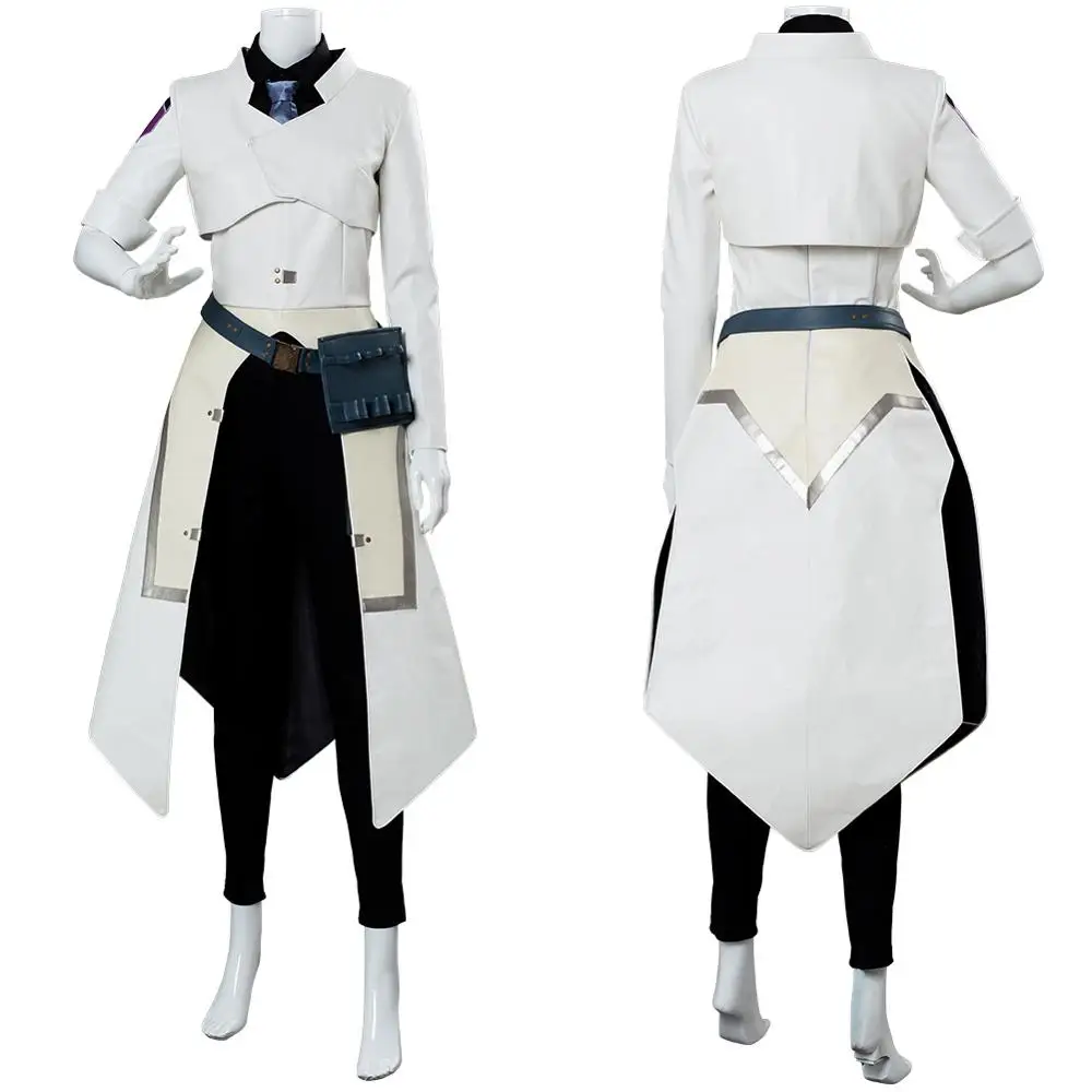 OW Cosplay Volwassen Moira O'Deorain Wetenschapper Huid Cosplay Kostuum Jasje Jurk Pak Jumpsuit Halloween Cosplay Kostuum OW Cosplay Volwassen Moira O'Deorain Wetenschapper Huid Cosplay Kostuum Jasje Jurk Pak Jumpsuit Halloween Cosplay Kostuum