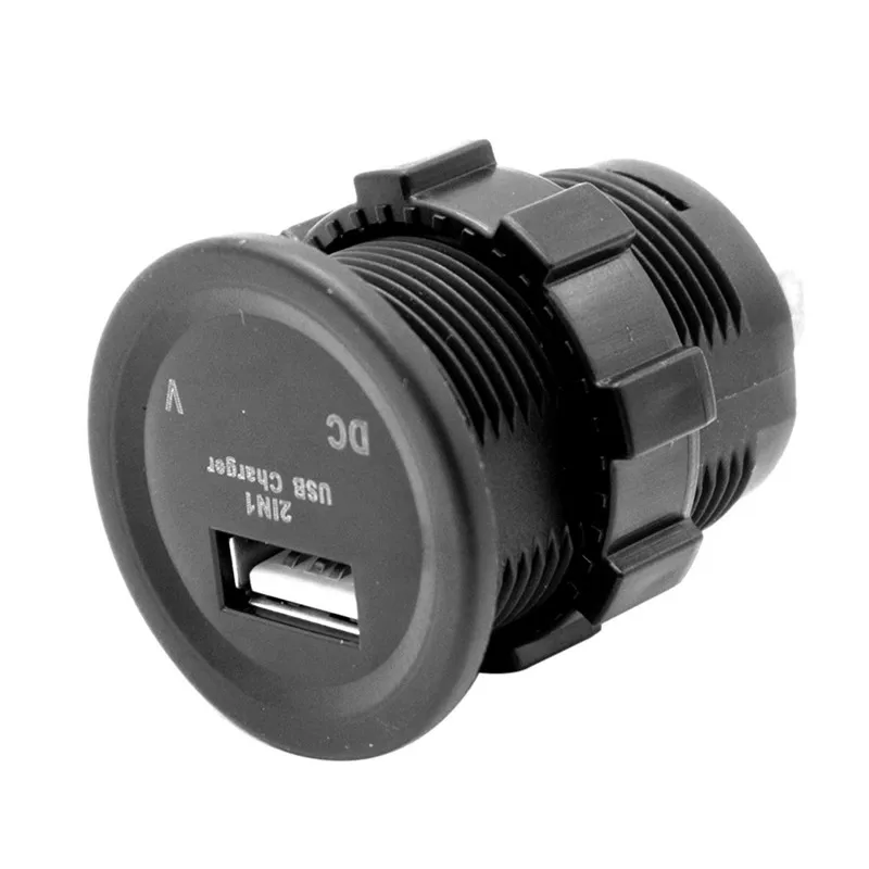 

Car RV Motorcycle DC 12V-24V LED Digital Voltmeter Volt Meter Guage 24hour Accurate Detections Waterproof USB Charger#296851