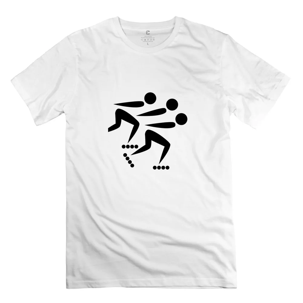 Download tops 2000px Inline speed skating pictogram.svg clothing element cotton guy Emotion t shirt for ...