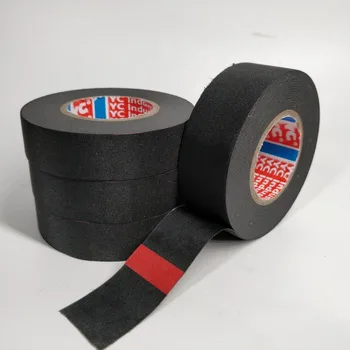 

19x15m Tesa Type Adhesive Cloth Tape Heat-resistant Wiring Harness Tape Looms Cloth Fabric Tape Adhesive Cable Protection