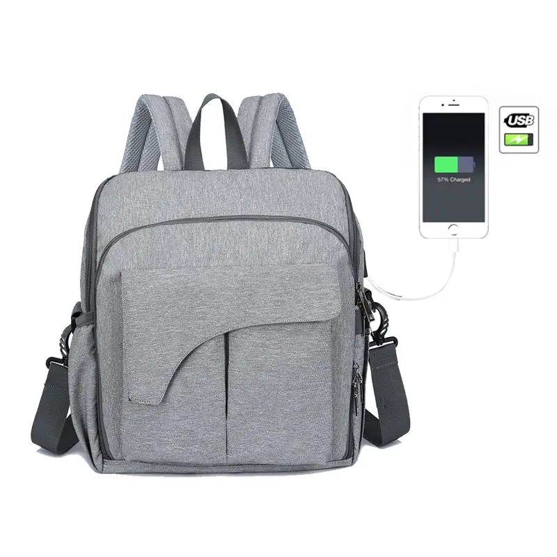 

Fashion Mummy Maternity Multifunctional Diaper Bag Backpack Nappy Bag Desinger Nursing Bag for Baby Care