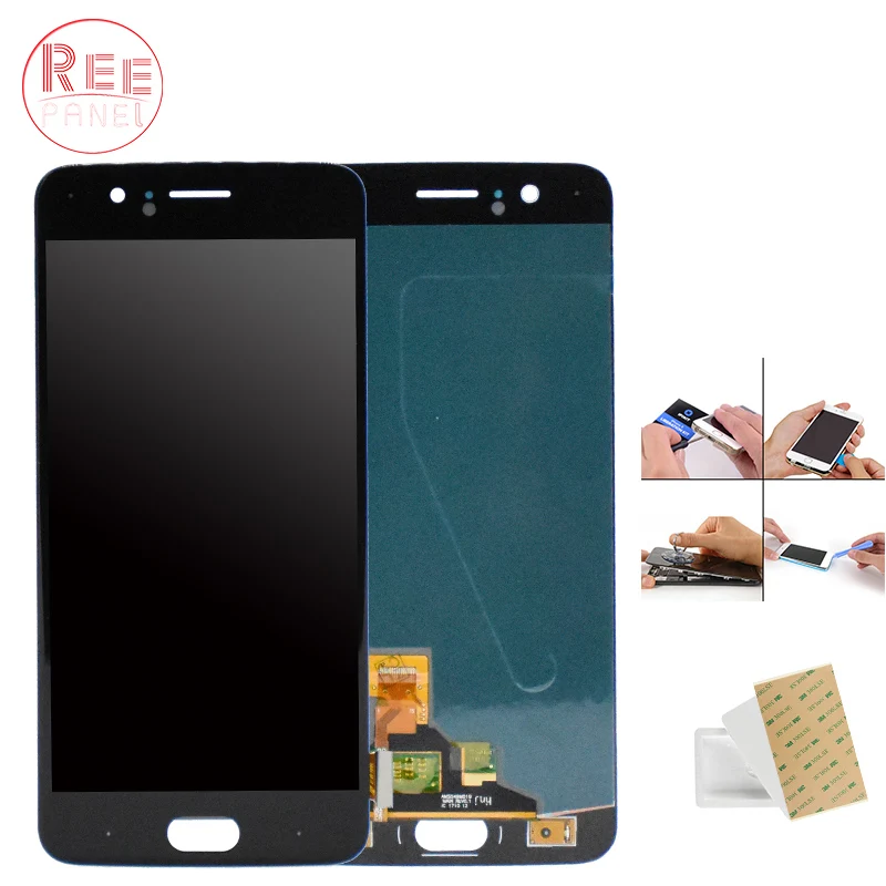 

100% Tested LCD Display For Oneplus 5 1+5 A5000 LCD Panel Touch Screen Digitizer Assembly For One Plus Five A5000 oneplus 5 LCD
