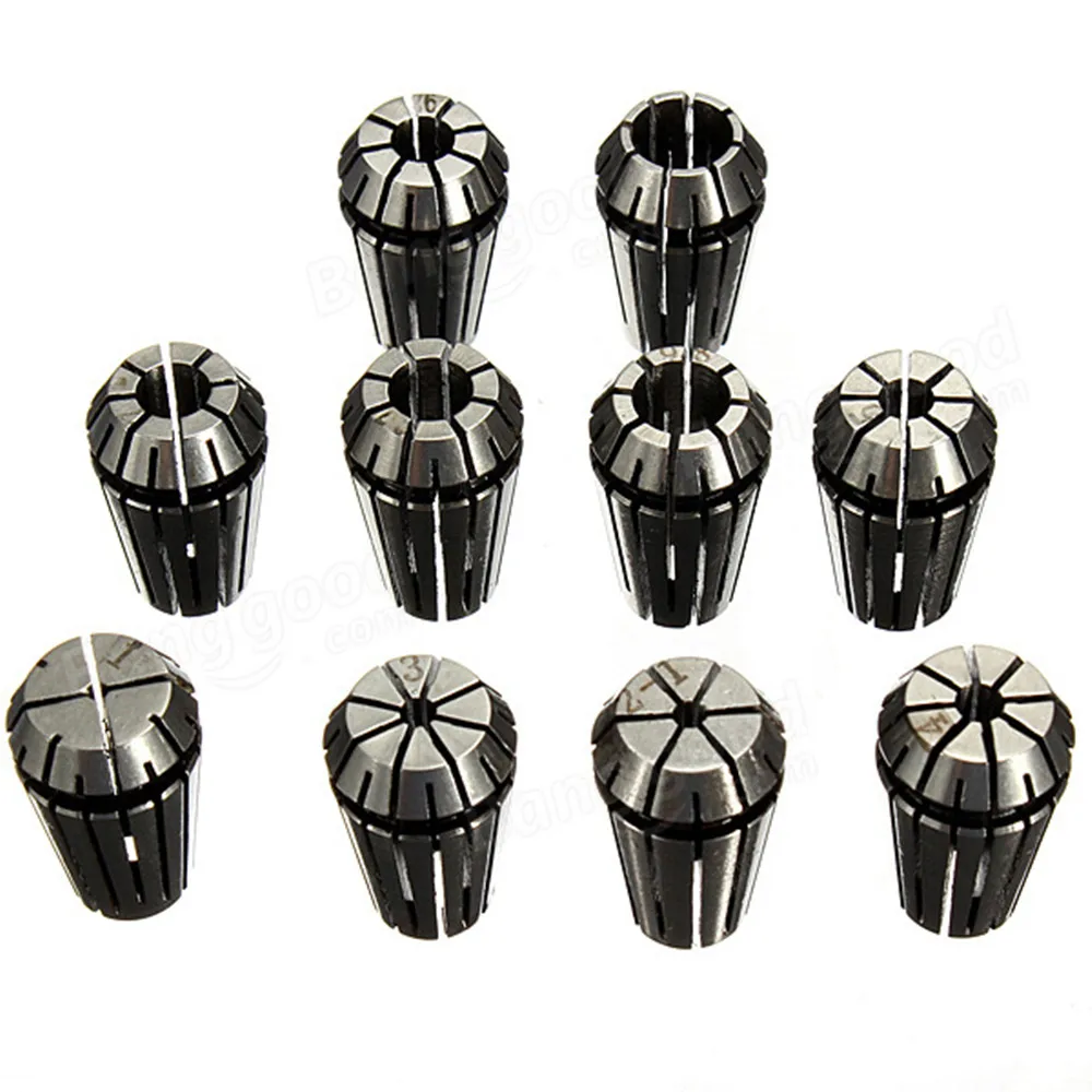 

CNC ER16 tool holder collets 1mm to 10mm Chuck Collet Spring Collet Set For CNC Milling Lathe Tool