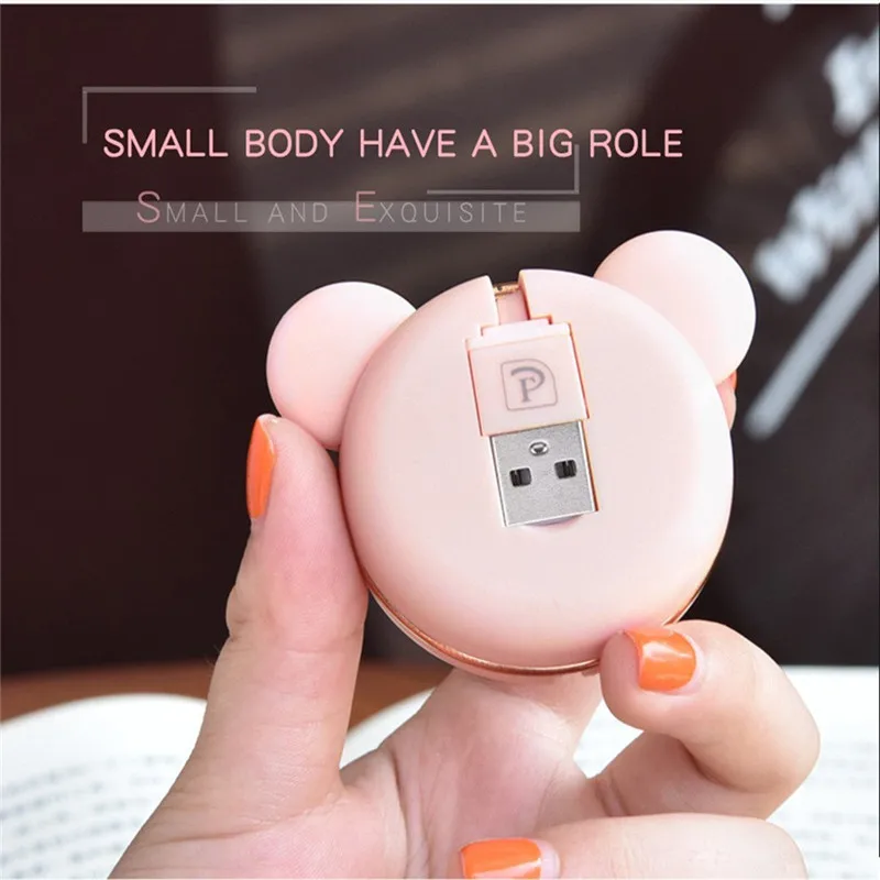 Usb Extension Cable 3.0 Cable charge cable android Cute Bear 2 in 1 Charging Portable Charging Line usb usb IOS Android