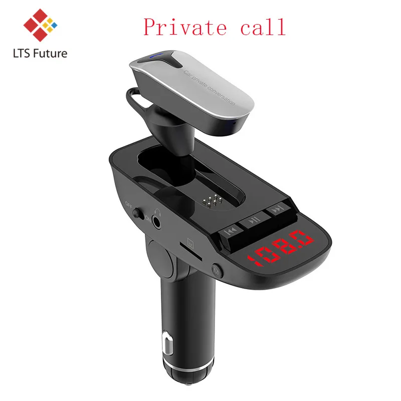 

Qc 3.0 Quick Charge Bluetooth Handsfree Car Phone Charger Private call Fast Auto Charging Adapter Mp3 Hands Free Music Player
