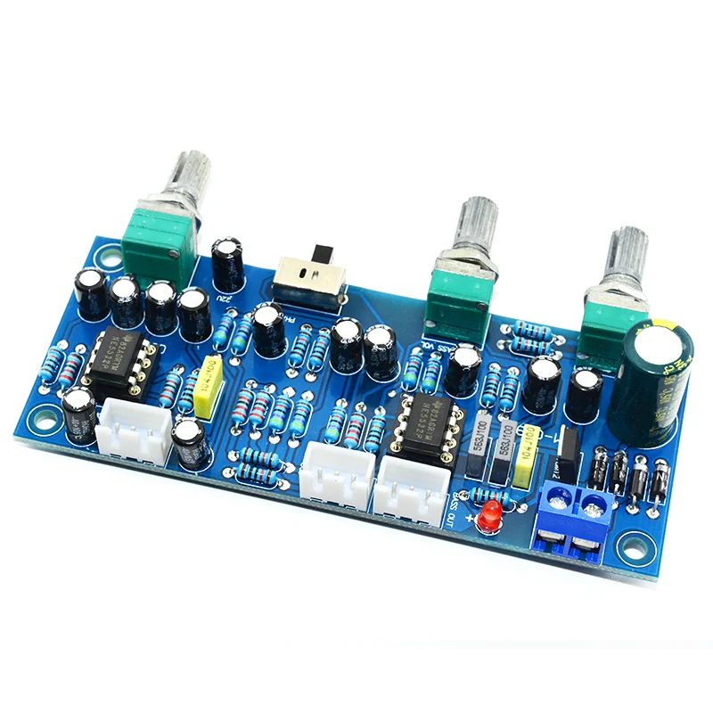 NE5532 + 78m12 2 1 канальный усилитель мощности платы Hi Fi 0 фильтр для низких частот