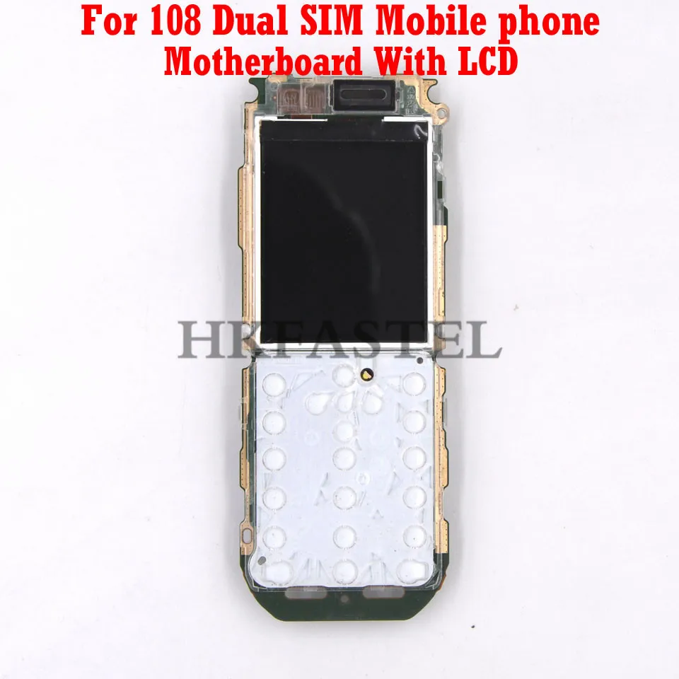 Материнская плата HKFASTEL, для Nokia 105 106, с одной SIM-картой 107, 108,  с двумя SIM-картами, замена мобильный телефон материнской платы с  ЖК-дисплеем | AliExpress