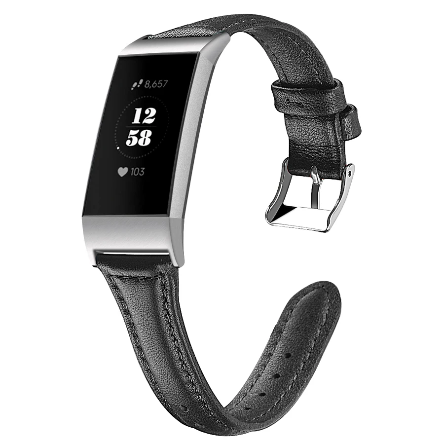 fitbit charge 4 leather band