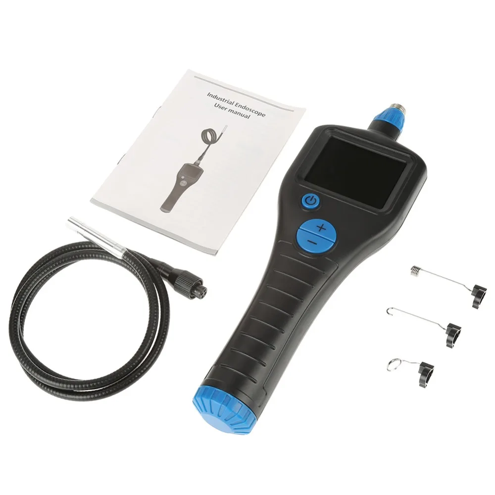 

8.5mm Handheld Waterproof LCD 2.7" Endoscope Borescope Inspection Camera Hook Magnet Mirror Set.