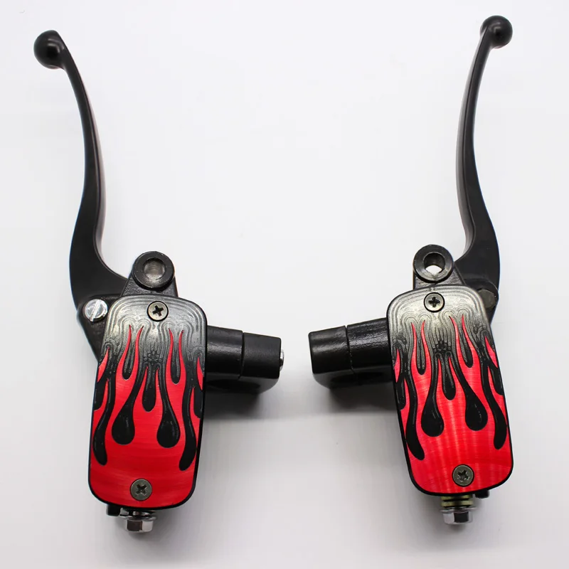 Arcade Universal 78 22mm Hydraulic Motorcycle Brake Master Cylinder Hydraulic Clutch Levers fluid Reservoir 14mm Piston
