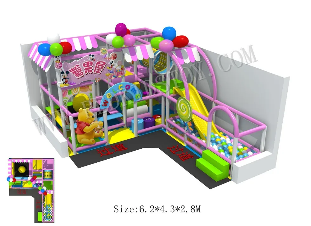 

Designed for The Netherlandish Customer Candy Theme Small Playground HZ18410