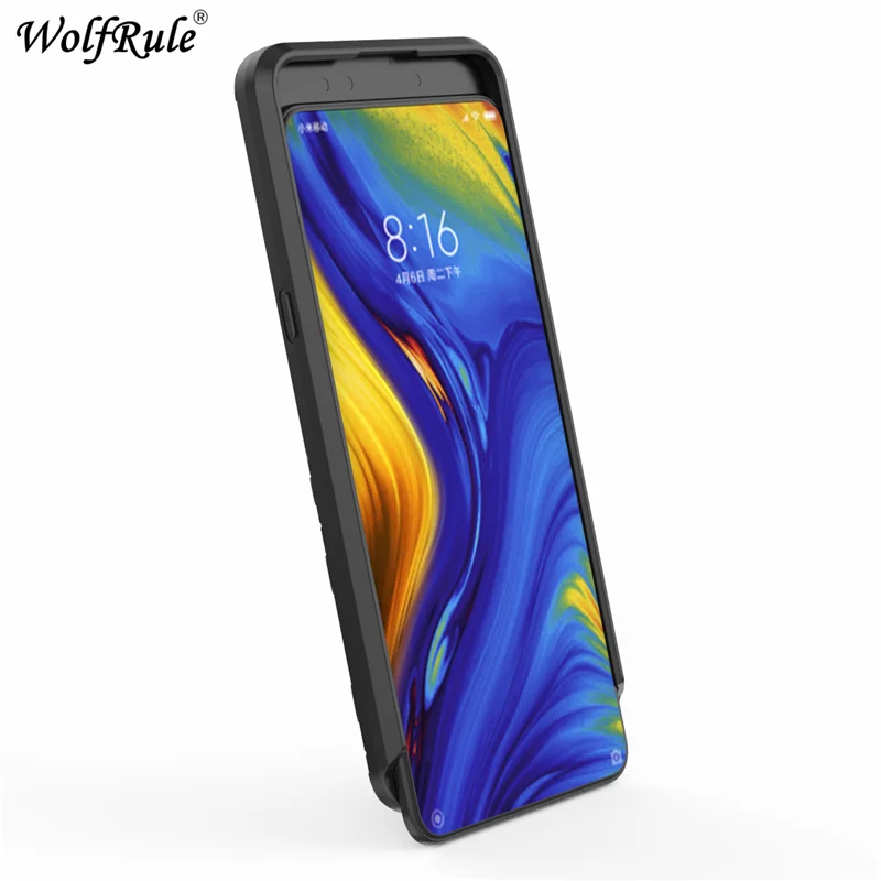 Чехол для Xiaomi Mi Mix 3 чехол силиконовый резиновый робота Жесткий задней панели