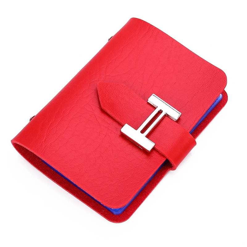 

2018 Stylish Women Men ID Credit Card Business Cards Holder Travel Passport Organizer Leather Button Pocket Pouch