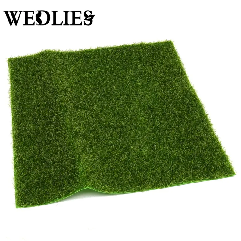 Realistic Simulation Grass Mat Green Artificial Lawns 30x30cm Small