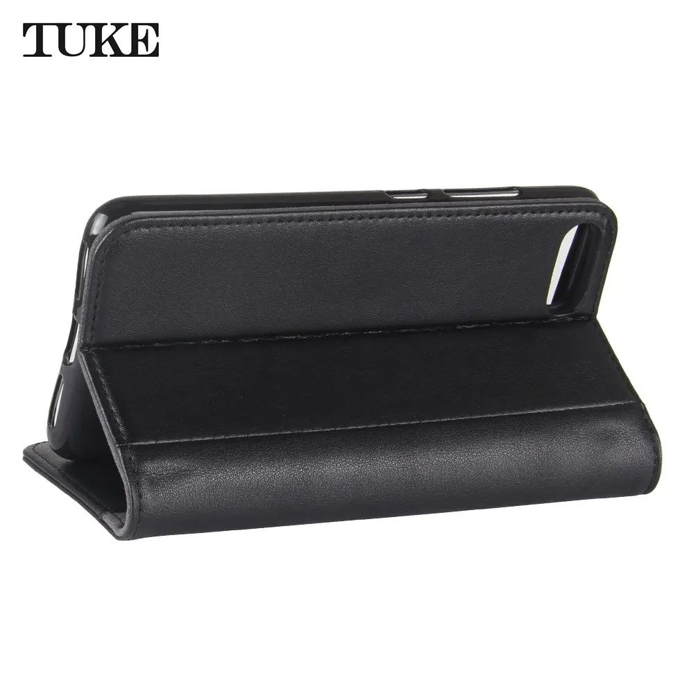  TUKE Luxury Genuine Leather Case For Asus Zenfone 4 Max ZC554KL Flip Silicone Cover For Asus ZC 554
