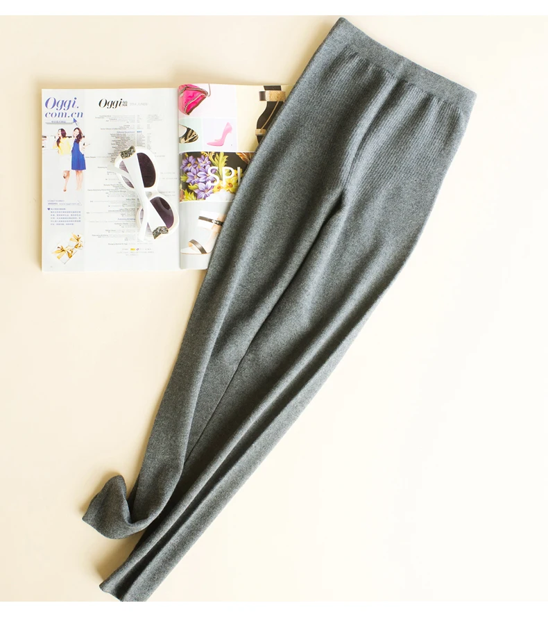 HOT SALE Women Pants Cashmere Knitted Trousers Female Winter Woolen Ladies Warm Standard Girls leggings Free Shipping fishnet leggings