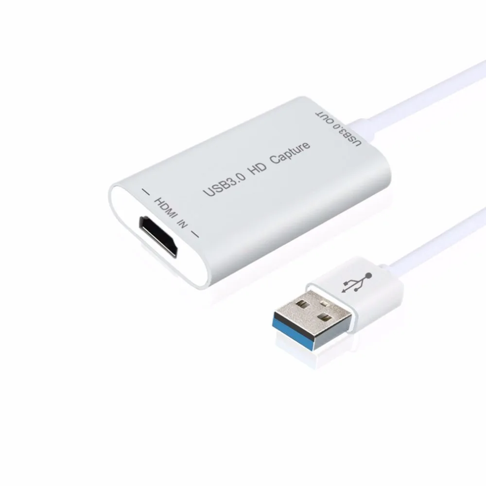  High Speed USB3.0 HD Capture Dongle HDMI to USB 3.0 Adapter Converter Plug & Play HDMI Video Captur
