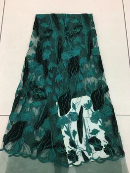 

French lace fabric soft goose down African lace fabric 2018 high quality net lace Nigeria material dress RF2532