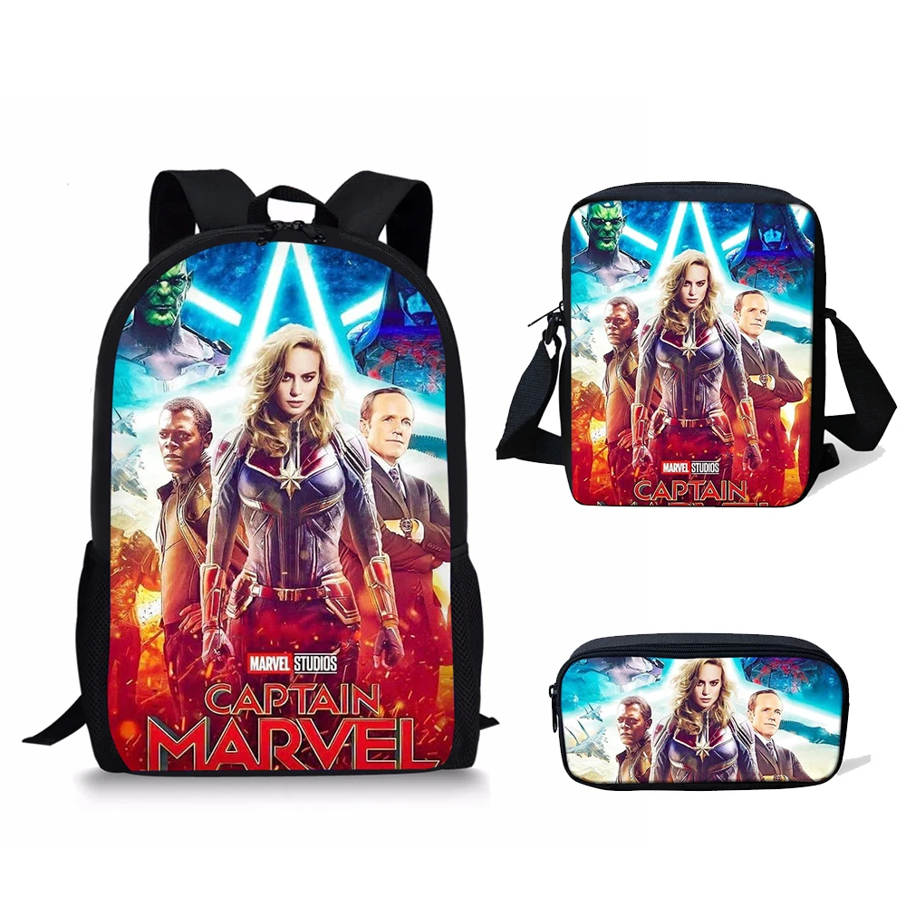 

set Captain America Style Backpacks Woemn Men Teenagers Travel Casual Children Shoulder School Pencil custom Bag Dropshipping