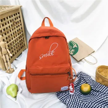 

Schoolbag Female Korean Version Of Simple Harajuku High School Students Backpack 2020 Ancient Fashion Campus Backpack