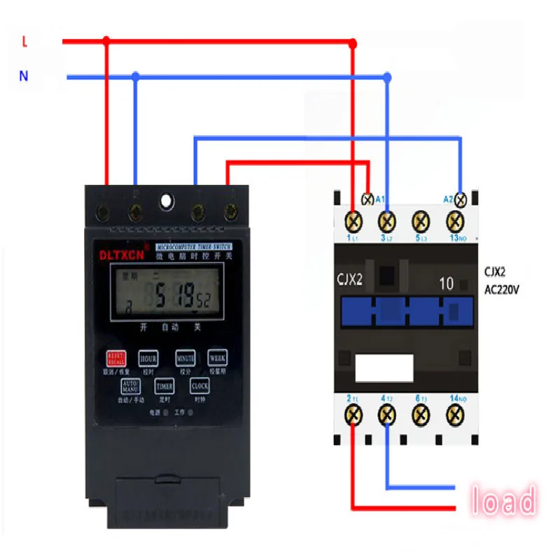 Реле времени KG316T микрокомпьютерное управление 30A реле таймера 220v реле 12v rele реле 24v DC12V DC24V