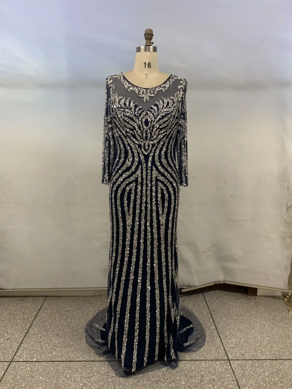 Серебряное новое длинное платье, vestido longo abiye gece elbisesi, официальное платье, украшенное бисером, abendkleider, новое платье