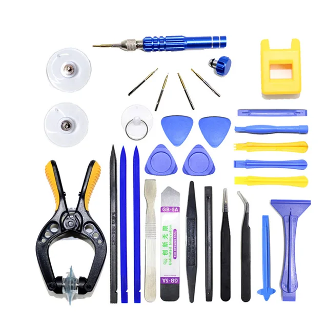 30 in 1 Professional Mobile Phone Repair Tools Kit Pry Opening LCD