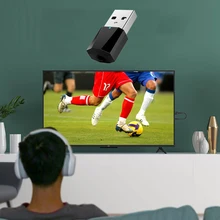 Mini USB Bluetooth 3D беспроводной аудио передатчик адаптер для тв гарнитура для ноутбука Dongle Двойной Режим Музыка Звуковой приемник конвертер