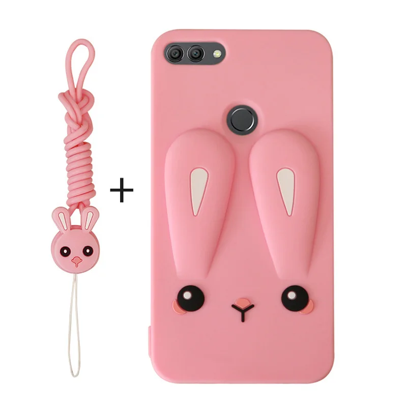 

Adorable Case for Huawei P Smart Plus Y7 Prime 2018 Honor 7A Pro Back Cover with Strap Honor 9 Lite Honor 10 P20 Lite P20 Pro