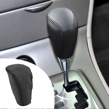 

Car Gear Cover PU Leather For Toyota Corolla EX 2005-2012 Yaris 2008-2013 Vios 2008-2013 Crown 2005-2009 Gear Shift Knob Cover