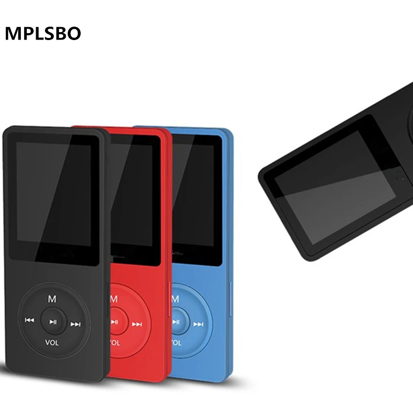 MPLSBO HiFi 8 Гб MP4 плеер с 1,8 дюймов TFT экран mp3 Поддержка TF/SD карты FM радио Запись голоса портативный спортивный музыкальный плеер