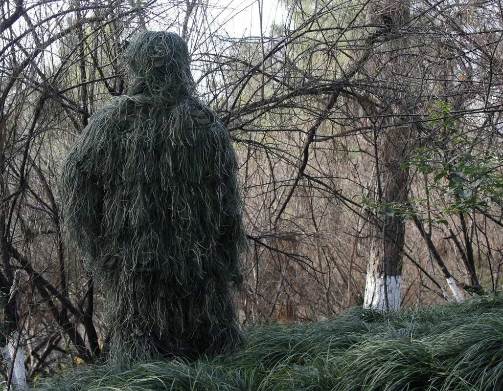 Армейская Военная тактическая одежда камуфляж Ghillie костюм Yowie Снайпер Камуфляжный костюм для охоты ПЕЙНТБОЛА для мужчин охотничья куртка и брюки